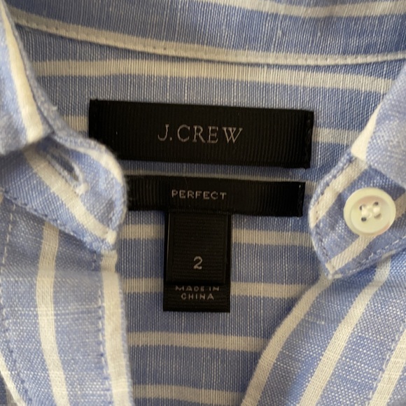 J. Crew linen blouse - Picture 2 of 2